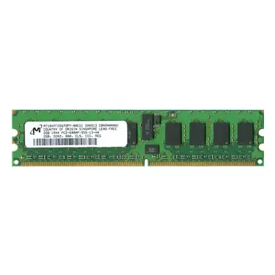 MT18HTF25672PY-80EG1 Micron 2GB DDR2-800MHz RDIMM 1Rx4 CL6 Memory