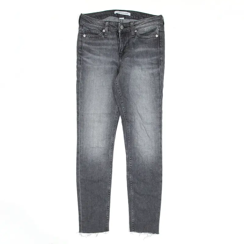 CALVIN KLEIN Jeans Grey Denim Slim Skinny Stone Wash Womens W26 L26