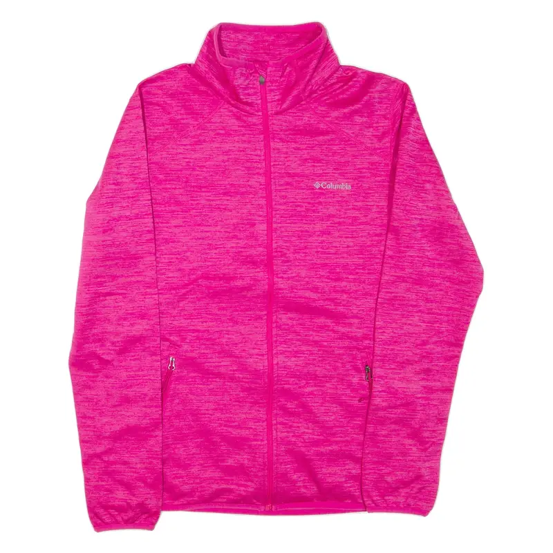 COLUMBIA Womens Track Jacket Pink L