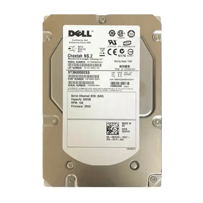 0K054N Dell 600GB 6Gb/s SAS 10000 2.5-Inch Hard Drive