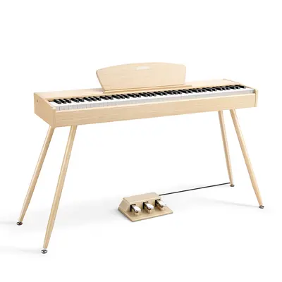 Donner DDP-80 Wooden Digital Piano - Light Oak / Piano