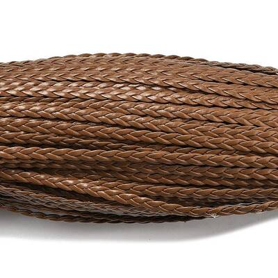 3-Ply PU Leather Braided Cord