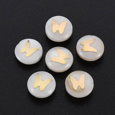 Natural Freshwater Shell Beads