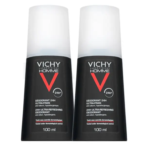 Vichy Homme Deodorante Ultra-Rinfrescante 24H 2 x 100 ml