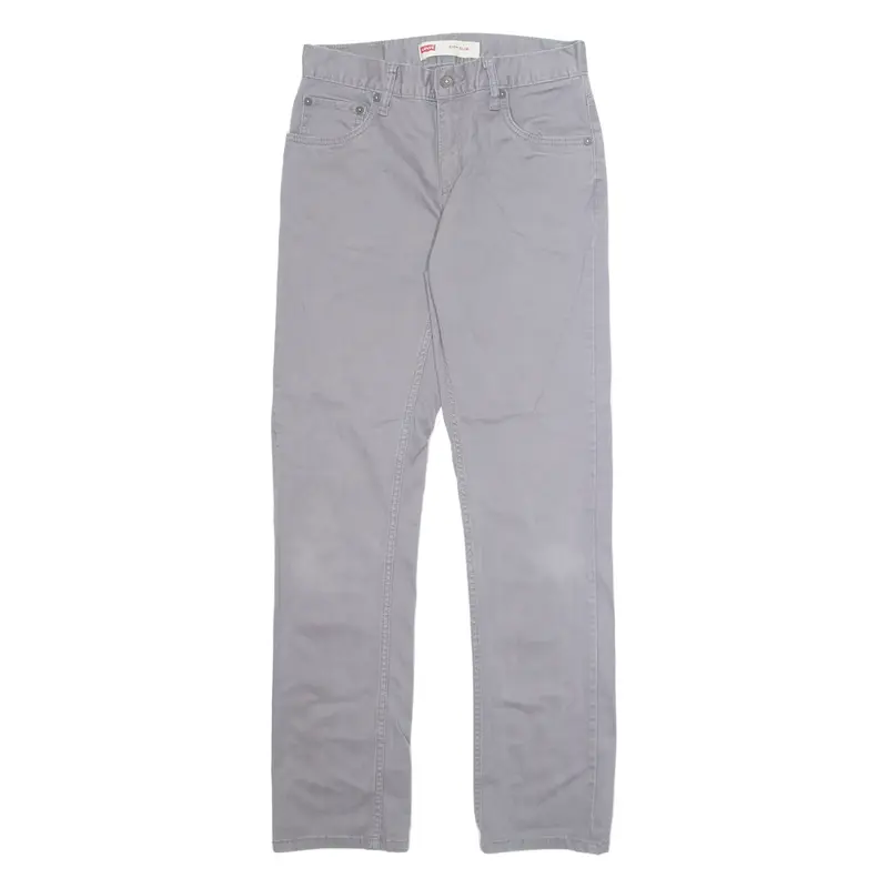 LEVI'S 511 Girls Trousers Purple Slim Tapered W28 L28