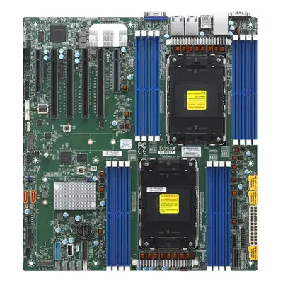X13DEI-T-O Supermicro 4th/ 5th Gen Intel Xeon 4x PCIe 5.0 x16 and 2x PCIe 5.0 x8 Socket LGA4677 E-ATX Server Motherboard