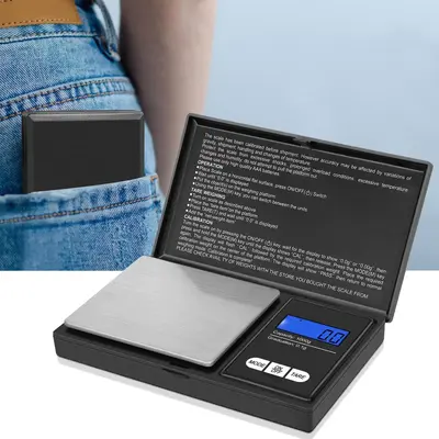 Portable Digital Scale, Mini Pocket Scale, Small Digital Scale, LCD Display Scale, Handheld Scale for Home, Office, Kitchen, ...