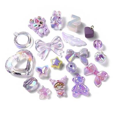 Mixed Style Acrylic Beads