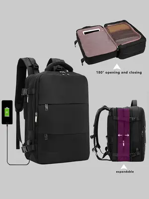 2025 Summer Casual Large Capacity Travel Backpack for Gift, Simple Multi-compartment Business Laptop Daypack for Travel Lugga...