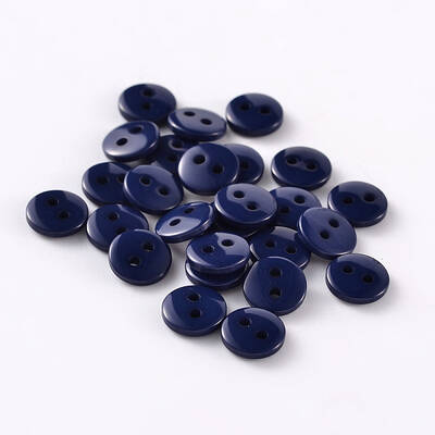 2-Hole Flat Round Resin Sewing Buttons for Costume Design