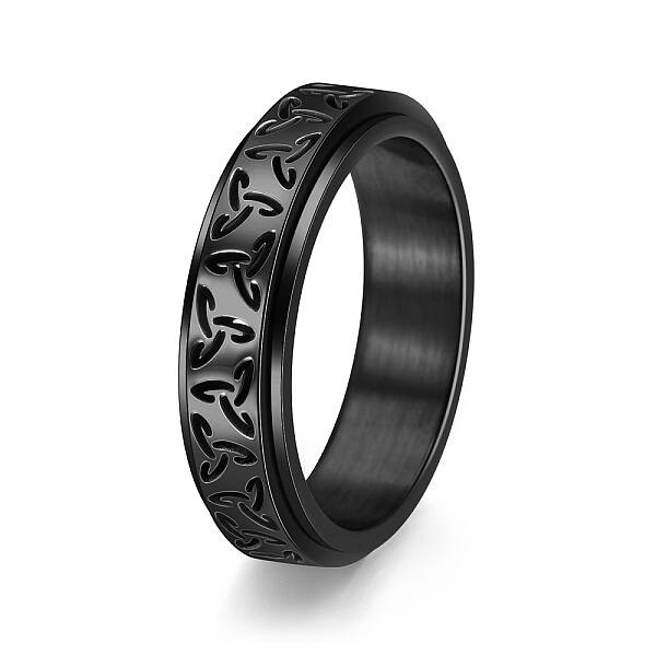 Rotatable Stainless Steel Finger Ring