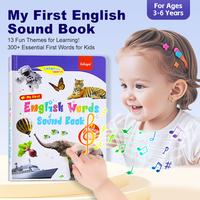 Toddler 1-6 Year Old | My First English Sound Toy – 470+ Words, 21 Themes, Fun Word Game & Bilingual Toys, Juguete Educativ...