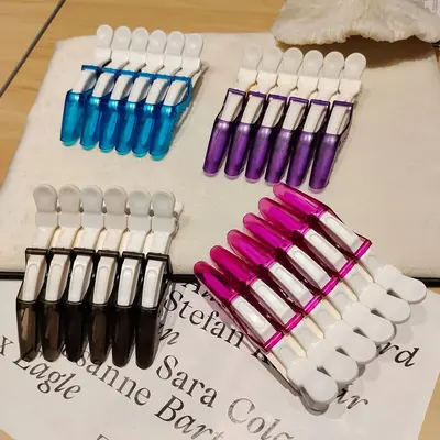 OQ Hair 1 Count Solid Color Alligator Hair Clips Hot Dye Clip Hairdressing Hair Pins Multi Prupose Wig Clip Non Slip Hairpin ...