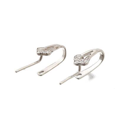 925 Sterling Silver Cubic Zirconia Pendants Bails