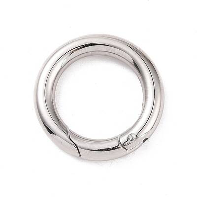 Tarnish Resistant 304 Stainless Steel Spring Gate Rings