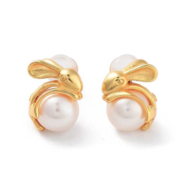 Natural Pearl Stud Earrings for Women