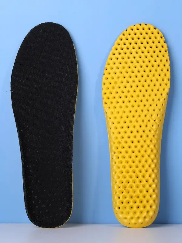 1 Pair Breathable Anti-odor Memory Foam Insoles, Shock-absorbing Cushioning Sports Shoe Insoles for Men & Women