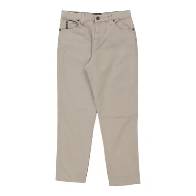 Age 10-11 Armani Jeans Trousers - 26W 25L Beige Cotton | Size: 26