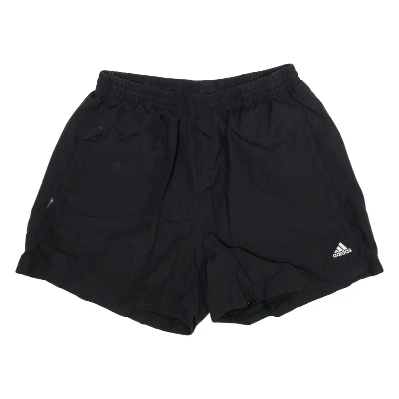 ADIDAS Mesh Lined Mens Swimming Shorts Black L W30