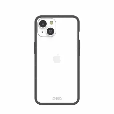 Clear iPhone 14/16e Case with Black Ridge