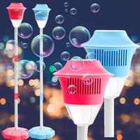 Usb Rechargeable Bubble Machine Toy, 1 Box Adjustable Height Bubble Blower Toy with Light, Adjustable Bubble Maker, Party Bub...