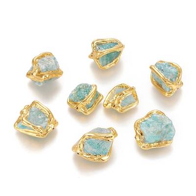 Raw Rough Natural Amazonite Beads