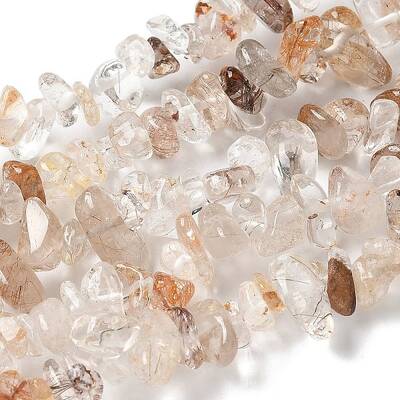 Natural Rutilated Quartz Beads Strands