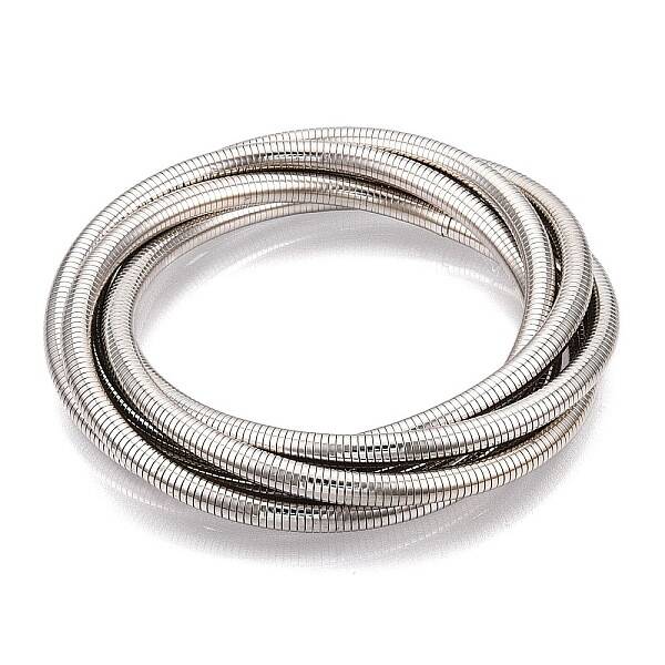 Iron Round Snake Chains Bangle