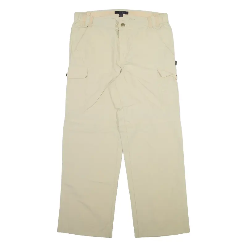TCM Detachable Legs Mens Trousers Cream Relaxed Straight W32 L28
