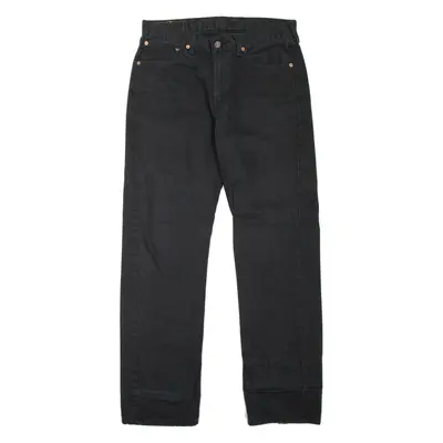 LEVI'S 751 02 Jeans Mens Black Regular Straight W34 L32