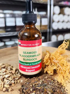 Seamoss Bladderwrack Burdock Immune Support Tincture