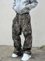 Men's Camo Print Pants, Street Fashion Casual Loose Trousers for Daily Wear, Men's Bottoms for Summer
