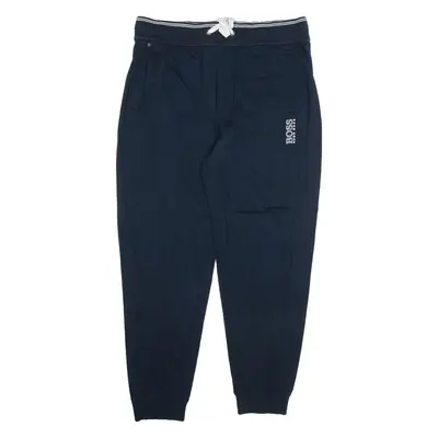 BOSS Mens Joggers Blue Tapered XL W34 L27