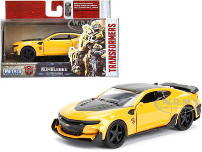 2016 Chevrolet Camaro Yellow Bumblebee with Robot on Chassis \