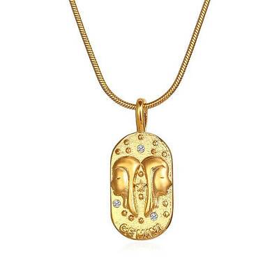 Constellations Cubic Zirconia Pendant Necklace