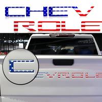 3D Raised tailgate letters exterior accessories Compatible for 2019 2020 2021 2022 2023 2024 2025 Chevy Silverado Models，We...