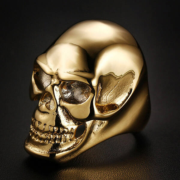 Stainless Steel Skull Finger Ring