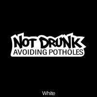 Not Drunk Car Sticker, Funny Car Decorative Sticker, Car Exterior Decoration Accessories for Car, Luggage, Plastic Surface, T...