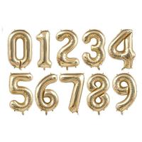 40 Inch Number Balloon, 1 Set Solid Color Balloon, Balloon for Birthday, Wedding, Party Background Decoration
