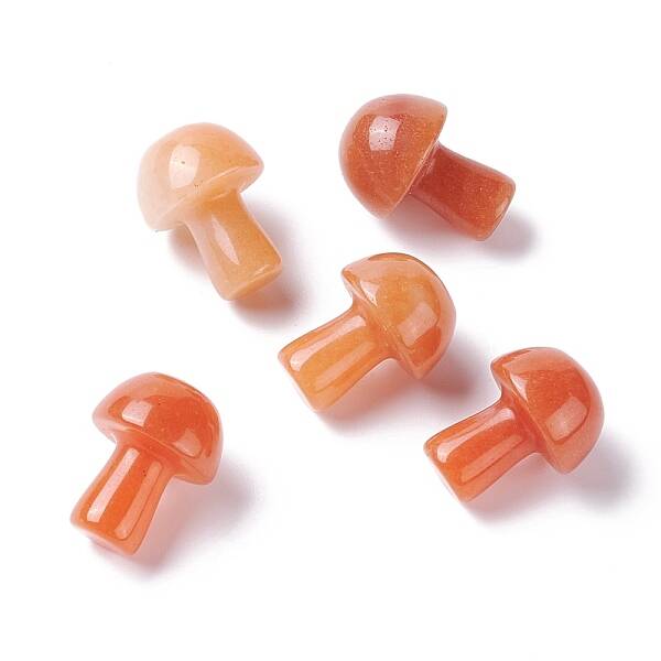 Natural Red Aventurine Mushroom Gua Sha Stone