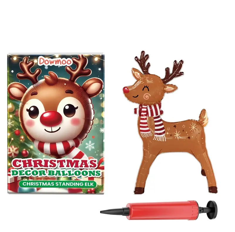 Christmas Decor Balloons Christmas Snowman | style: Standing Deer Balloon