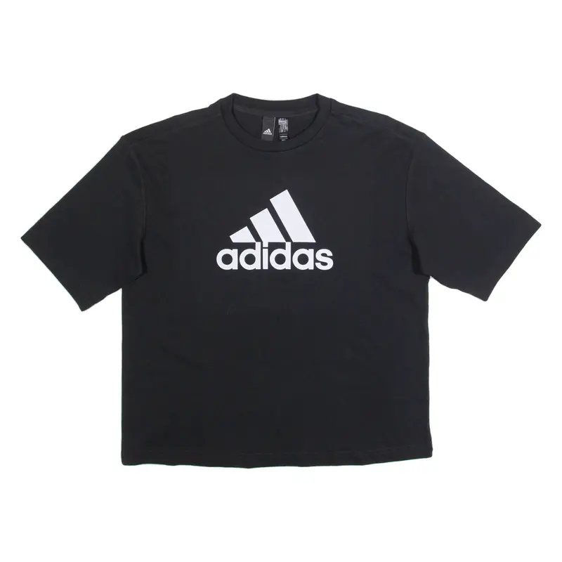 ADIDAS Oversized Womens T-Shirt Black XS
