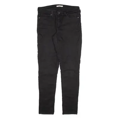 LEVI'S 711 Womens Jeans Black Slim Skinny W31 L32