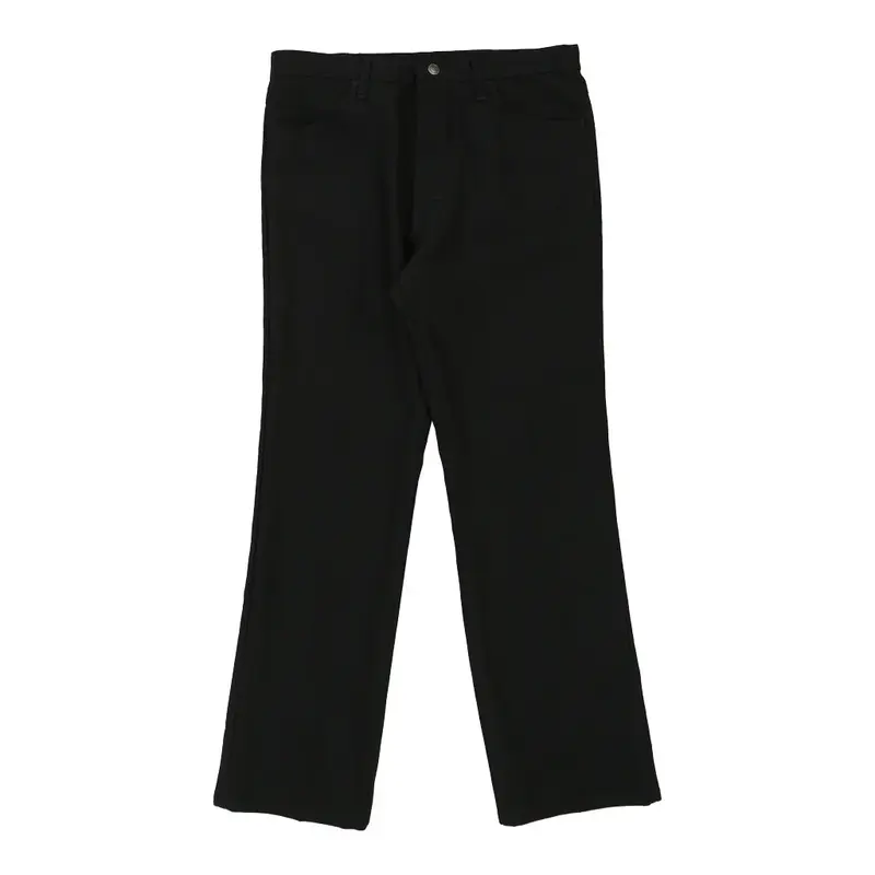Wrangler Trousers - 36W 32L Black Polyester