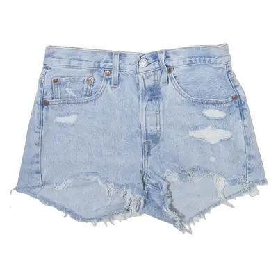 LEVI'S 501 Big E Womens Denim Shorts Blue M W29