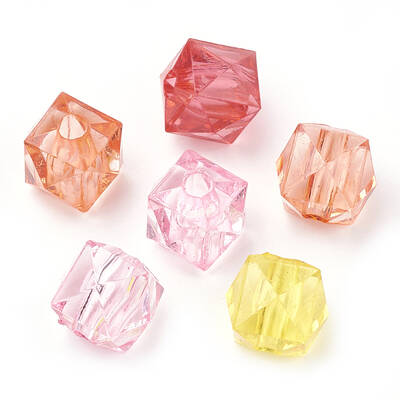 Transparent Acrylic Beads