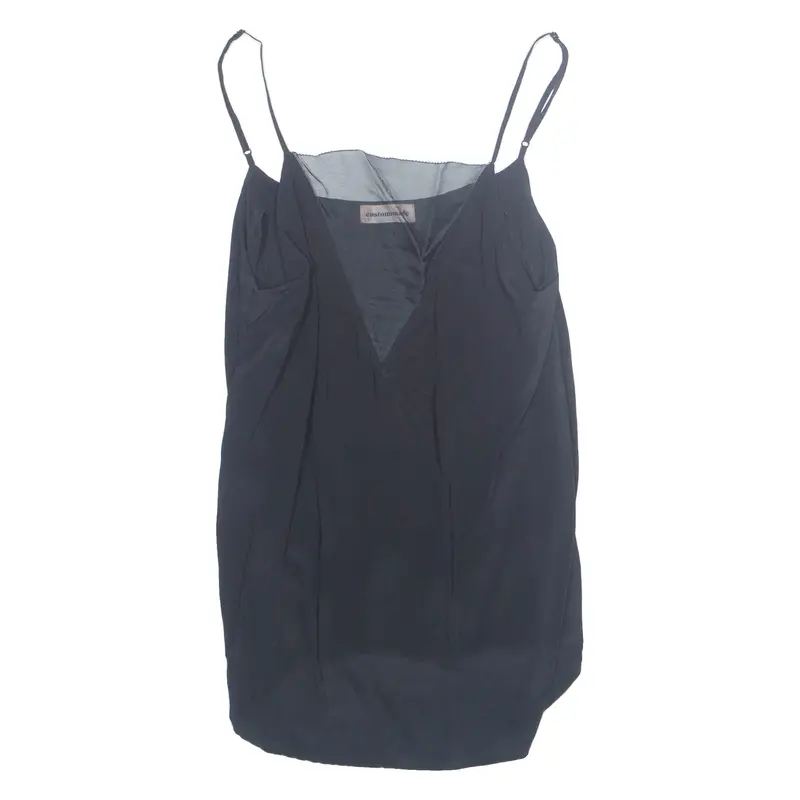 CUSTOM MADE Womens Camisole Top Black Sleeveless M