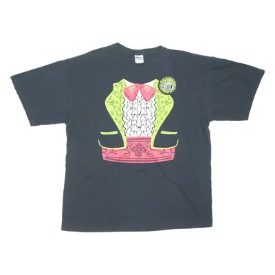 GILDAN Mens T-Shirt Black XL