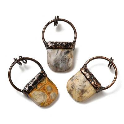 Natural Crazy Agate Pendants