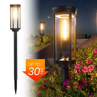 Elegant Solar Pathway Lights Modern Luxury | Auto On/Off & Waterproof | For Garden, Yard & Driveway,solar outdoor lights,Sola...